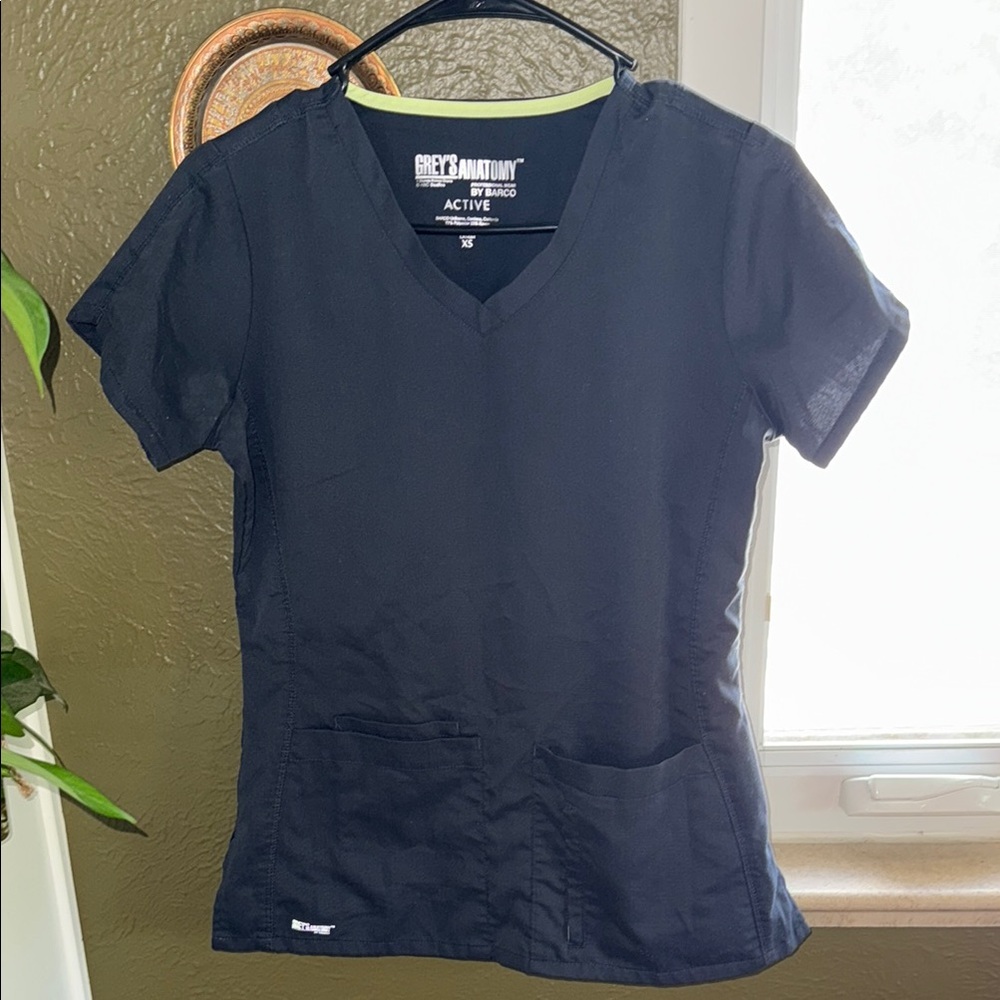 Grey's Anatomy Fitted Blue Short Sleeve Tee